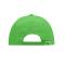 Unisex 6 Panel Raver Sandwich Cap Lime-green/white 7691