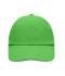 Unisex 6 Panel Raver Sandwich Cap Lime-green/white 7691