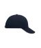 Unisex 6 Panel Raver Sandwich Cap Navy/white 7691