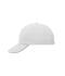 Unisex 6 Panel Raver Sandwich Cap White/aqua 7691