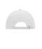 Unisex 6 Panel Raver Sandwich Cap White/aqua 7691