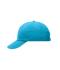 Unisex 6 Panel Raver Sandwich Cap Turquoise/white 7691