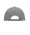 Unisex 6 Panel Raver Sandwich Cap Donkergrijs/wit 7691
