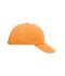 Unisex 6 Panel Raver Sandwich Cap Oranje/wit 7691