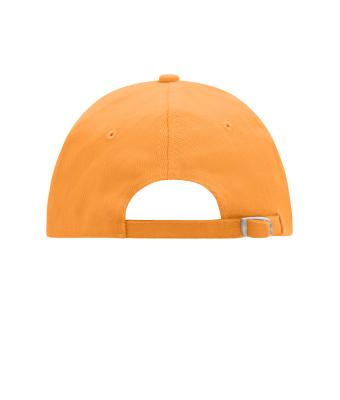 Unisex 6 Panel Raver Sandwich Cap Oranje/wit 7691