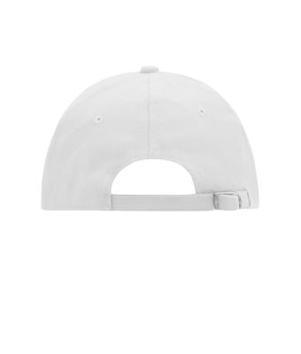 Unisex 6 Panel Raver Sandwich Cap Wit/navy 7691