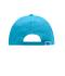 Unisex 6 Panel Raver Sandwich Cap Turquoise/wit 7691
