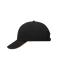 Unisex 6 Panel Raver Sandwich Cap Zwart/oranje 7691