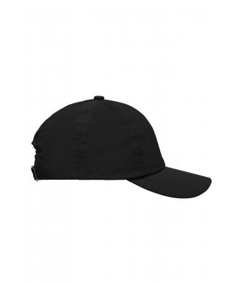 Unisex 6 Panel Outdoor-Sports-Cap Zwart 7692