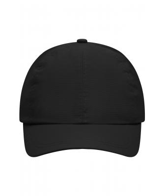 Unisex 6 Panel Outdoor-Sports-Cap Zwart 7692