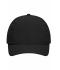 Unisex 6 Panel Outdoor-Sports-Cap Zwart 7692