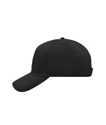 Unisex 5 Panel Cap Black 7693