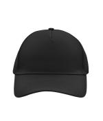Unisex 5 Panel Cap Zwart 7693