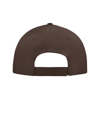 Unisex 5 Panel Cap Donkerbruin 7693