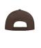 Unisex 5 Panel Cap Donkerbruin 7693