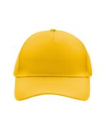 Unisex 5 Panel Cap Geel 7693