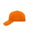 Unisex 5 Panel Cap Orange 7693