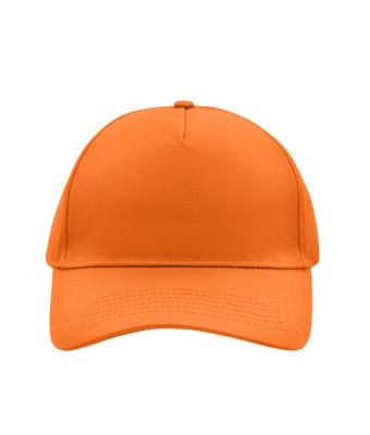 Unisex 5 Panel Cap Orange 7693