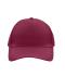 Unisex 5 Panel Cap Dieprood 7693