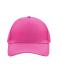 Unisex 5 Panel Cap Pink 7693