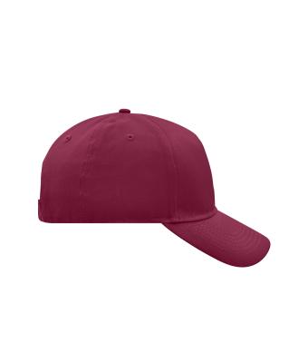 Unisex 5 Panel Cap Dieprood 7693
