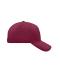 Unisex 5 Panel Cap Dieprood 7693