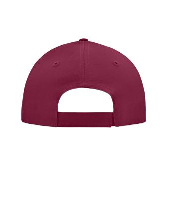 Unisex 5 Panel Cap Dieprood 7693