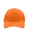 Unisex 5 Panel Cap Orange 7693