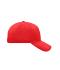Unisex 5 Panel Cap Red 7693