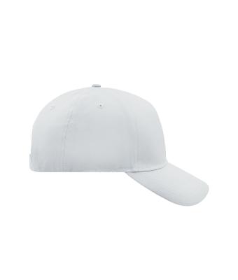 Unisex 5 Panel Cap White 7693