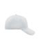 Unisex 5 Panel Cap White 7693