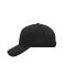 Unisex 5 Panel Cap Zwart 7693