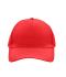 Unisexe Casquette 5 panneaux Rouge 7693