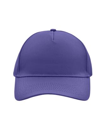 Unisexe Casquette 5 panneaux Mauve 7693