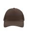 Unisexe Casquette 5 panneaux Marron-foncé 7693