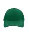Unisexe Casquette 5 panneaux Vert-foncé 7693