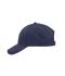 Unisex Brushed 6 Panel Cap Navy 7694