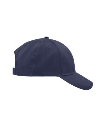 Unisex Brushed 6 Panel Cap Navy 7694