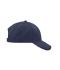 Unisex Brushed 6 Panel Cap Navy 7694