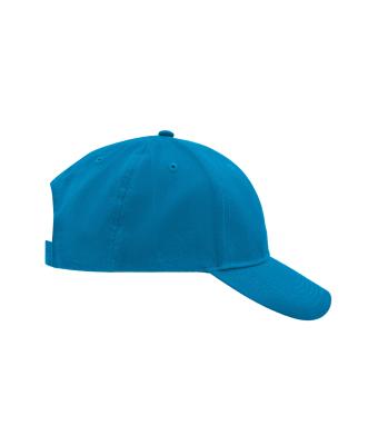 Unisex Brushed 6 Panel Cap Turquoise 7694