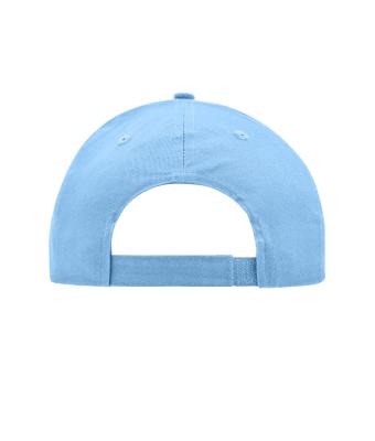 Unisex Brushed 6 Panel Cap Lichtblauw 7694
