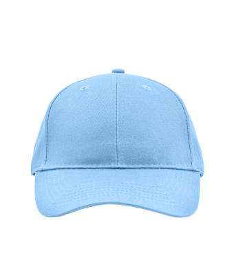 Unisex Brushed 6 Panel Cap Lichtblauw 7694