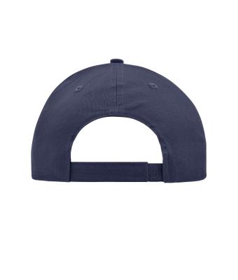 Unisex Brushed 6 Panel Cap Navy 7694