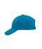 Unisex Brushed 6 Panel Cap Turquoise 7694