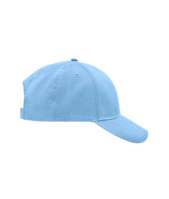 Unisex Brushed 6 Panel Cap Light-blue 7694