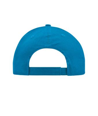 Unisex Brushed 6 Panel Cap Turquoise 7694
