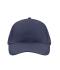 Unisex Brushed 6 Panel Cap Navy 7694