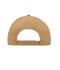Unisex Brushed 6 Panel Cap Beige 7694