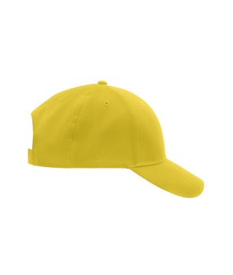 Unisex Brushed 6 Panel Cap Zon-geel 7694