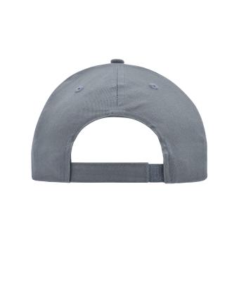 Unisex Brushed 6 Panel Cap Grey 7694
